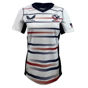 Women's USA Rugby Pro Home Jersey by Castore