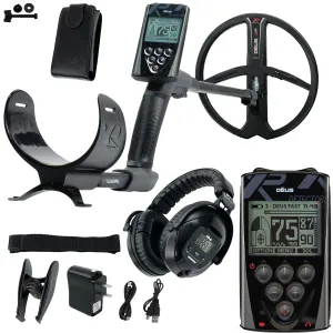 XP Deus Metal Detector w/ WS5 Wireless Headphones, Remote, 11” X35 Search Coil