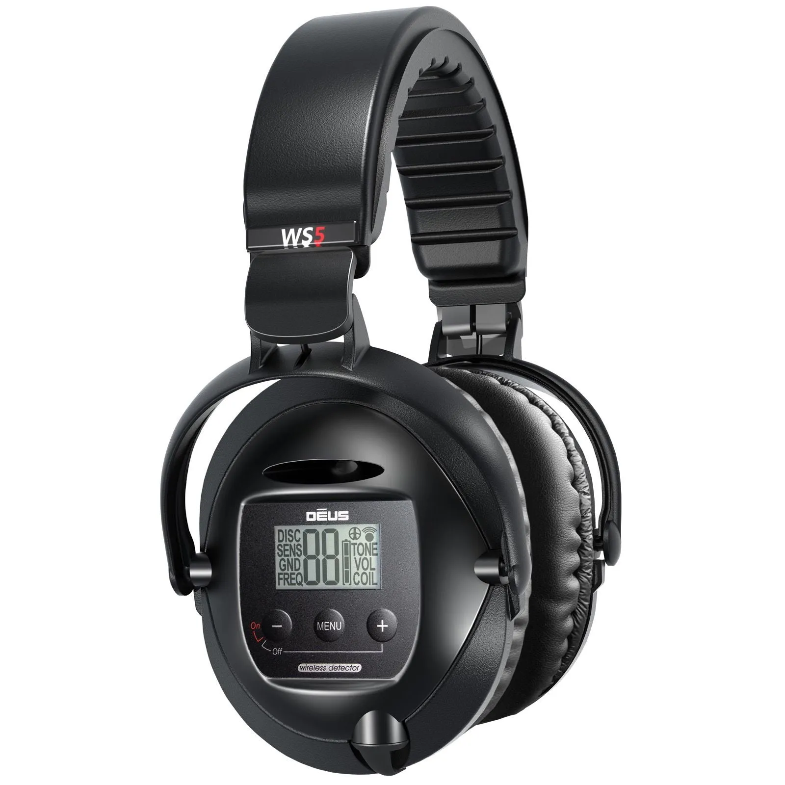 XP Deus Metal Detector w/ WS5 Wireless Headphones, Remote, 11” X35 Search Coil