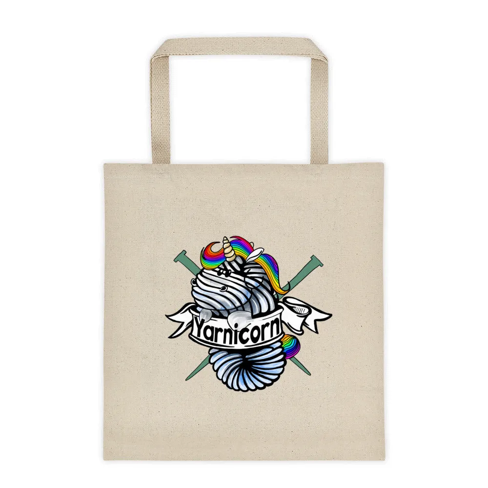Yarnicorn Canvas Tote bag